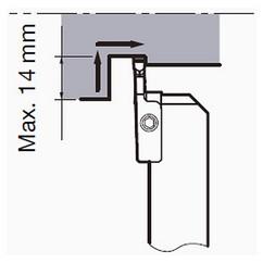 CGWSL2525FLL5GP Grooving Tool - Apex Tool & Supply