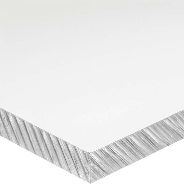 USA Sealing - 2' x 1" x 1/2" Clear Cast Acrylic Rectangular Bar - Apex Tool & Supply