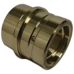 Gibraltar - Die & Mold Straight Bushings; Material: Solid Bronze ; Overall Length (Inch): 1-1/2 ; Overall Length (Decimal Inch): 1-1/2 ; Inside Diameter (Inch): 0.7505 ; Body Diameter (Decimal Inch): 1.1255 ; Attachment Method: Press-Fit - Exact Industrial Supply