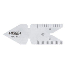 Insize USA LLC - Center Gages; Type: Center Gage ; Angle: 60.00 ; Graduation (Inch): 1/14; 1/20; 1/24; 1/32 ; Material: Stainless Steel - Exact Industrial Supply