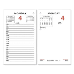 AT-A-GLANCE - Note Pads, Writing Pads & Notebooks Writing Pads & Notebook Type: Desk Calendar Refill Size: 3-1/2 x 6 - Apex Tool & Supply