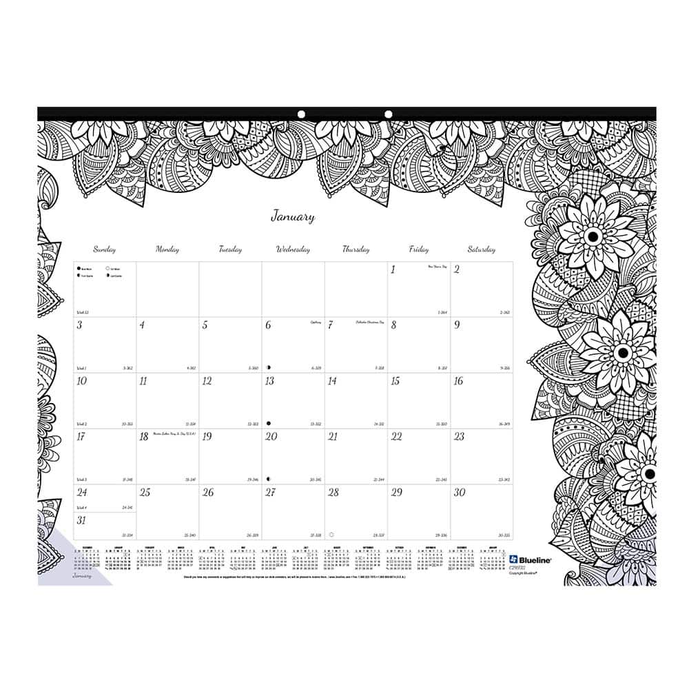 Blueline - Note Pads, Writing Pads & Notebooks Writing Pads & Notebook Type: Desk Pad Size: 22 x 17 - Apex Tool & Supply