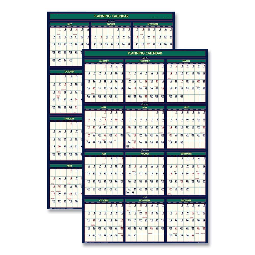 House of Doolittle - Note Pads, Writing Pads & Notebooks Writing Pads & Notebook Type: Wall Calendar Size: 24 x 37 - Apex Tool & Supply