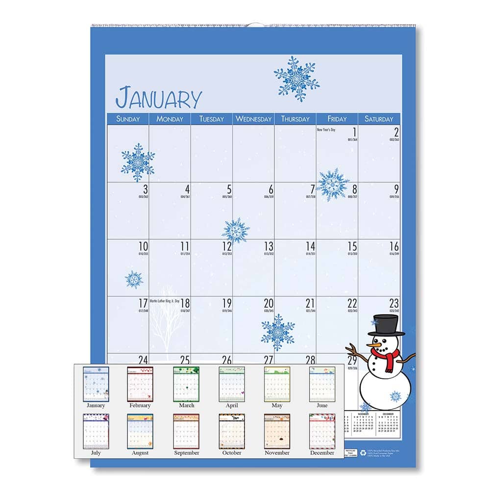 House of Doolittle - Note Pads, Writing Pads & Notebooks Writing Pads & Notebook Type: Wall Calendar Size: 12 x 16-1/2 - Apex Tool & Supply