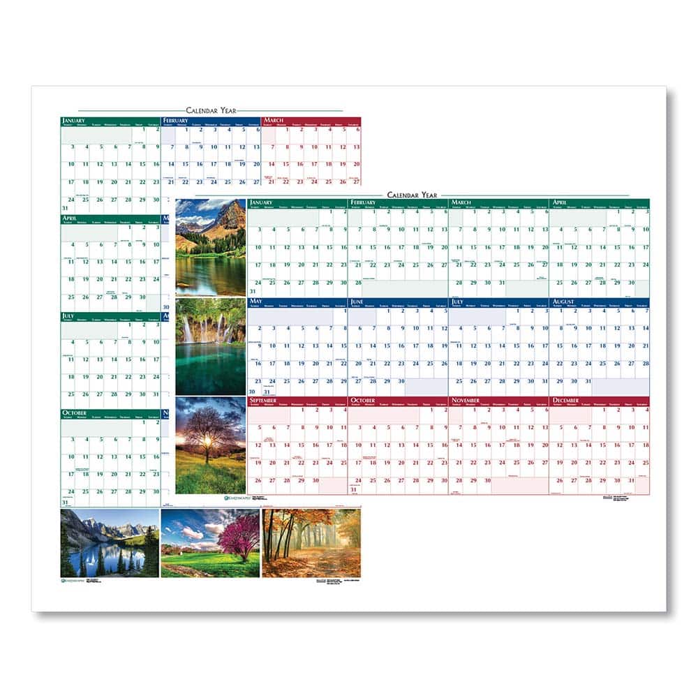 House of Doolittle - Note Pads, Writing Pads & Notebooks Writing Pads & Notebook Type: Wall Calendar Size: 32 x 48 - Apex Tool & Supply