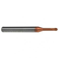 1mmTuffCut DM 2 FL BN ALtima 52 coated CC End Mill12mmNeck lgth - Apex Tool & Supply
