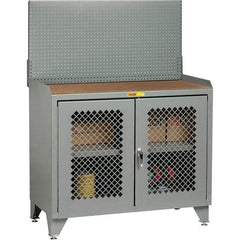 Little Giant - Stationary Workstations Type: Security Workstation Width (Inch): 48 - Apex Tool & Supply