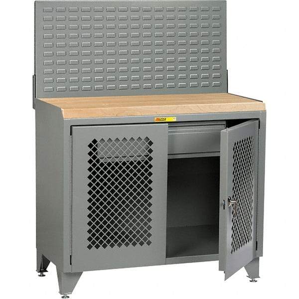 Little Giant - Stationary Workstations Type: Security Workstation Width (Inch): 48 - Apex Tool & Supply