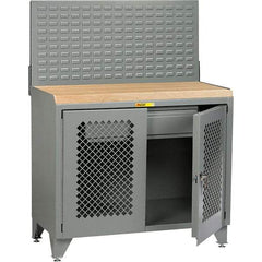 Little Giant - Stationary Workstations Type: Security Workstation Width (Inch): 48 - Apex Tool & Supply