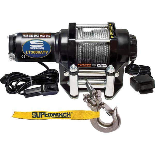 Superwinch - Automotive Winches Type: DC Electric Winch Pull Capacity (Lb.): 3,000 (Pounds) - Apex Tool & Supply