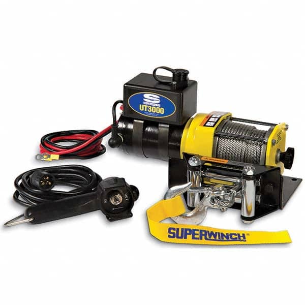 Superwinch - Automotive Winches Type: DC Electric Winch Pull Capacity (Lb.): 3,000 (Pounds) - Apex Tool & Supply