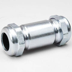 B&K Mueller - Compression Pipe Couplings Pipe Size: 1-1/2 (Inch) Material: Galvanized Steel - Apex Tool & Supply
