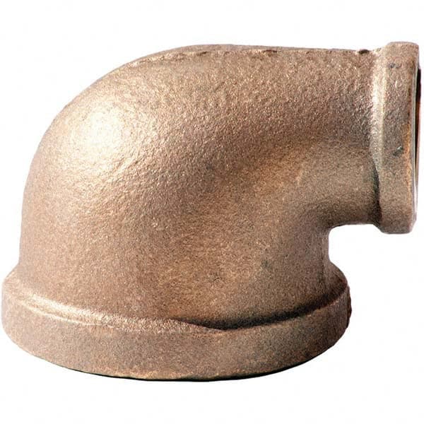 Merit Brass - Brass & Chrome Pipe Fittings Type: Reducing Tee Fitting Size: 3/4 x 3/4 x 1/2 - Apex Tool & Supply