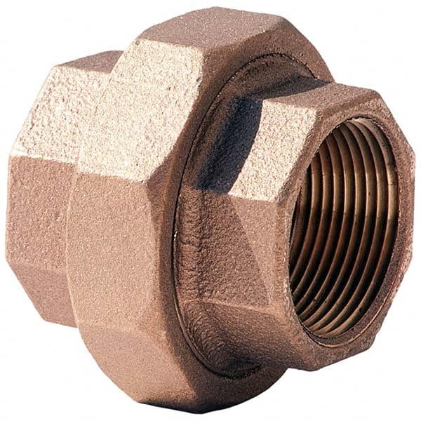 Merit Brass - Brass & Chrome Pipe Fittings Type: Union Fitting Size: 2-1/2 - Apex Tool & Supply