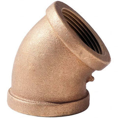 Merit Brass - Brass & Chrome Pipe Fittings Type: 45 Elbow Fitting Size: 3 - Apex Tool & Supply
