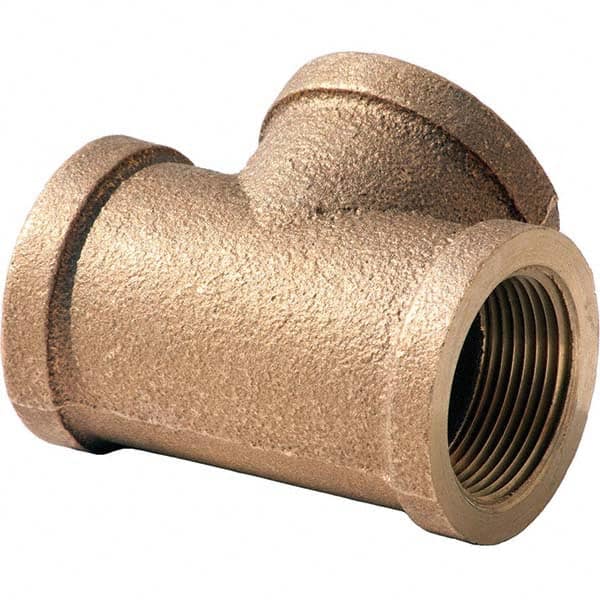 Merit Brass - Brass & Chrome Pipe Fittings Type: Tee Fitting Size: 3 - Apex Tool & Supply