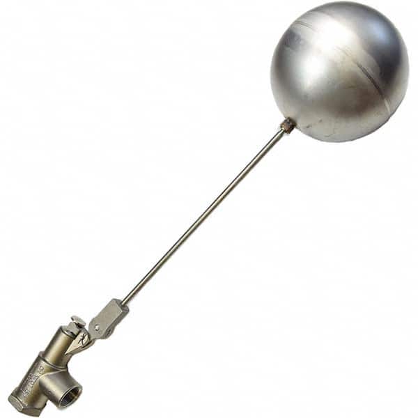 Control Devices - Float Valves Type: Mechanical Style: Angle Pattern-Single Seat - Apex Tool & Supply