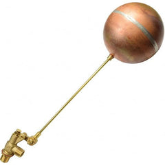 Control Devices - Float Valves Type: Mechanical Style: Angle Pattern-Single Seat - Apex Tool & Supply