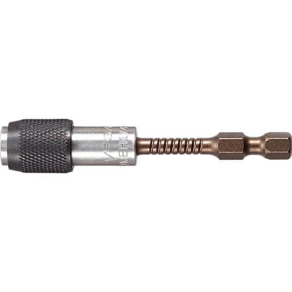 VEGA Industries - Power & Impact Screwdriver Bits & Holders Bit Type: Impact Rated Quick Change Magnetic Bit Holder Hex Size (Inch): 1/4 - Apex Tool & Supply