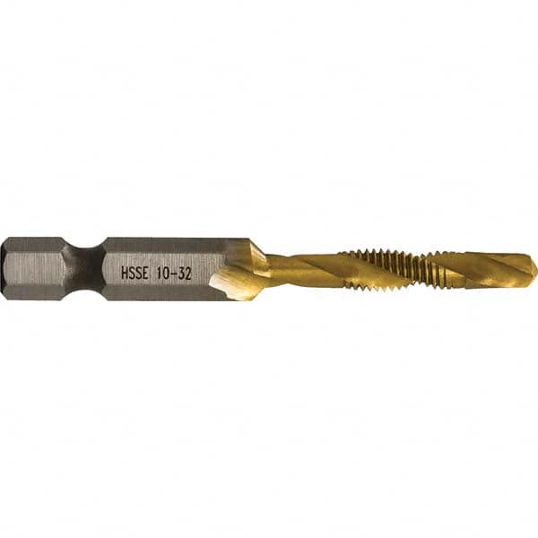 Greenlee - Combination Drill & Tap Sets Minimum Thread Size (Inch): #10-32 Maximum Thread Size (mm): M5x0.80 - Apex Tool & Supply