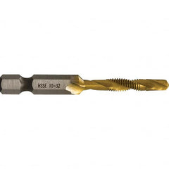 Greenlee - Combination Drill & Tap Sets Minimum Thread Size (Inch): #10-32 Maximum Thread Size (mm): M5x0.80 - Apex Tool & Supply