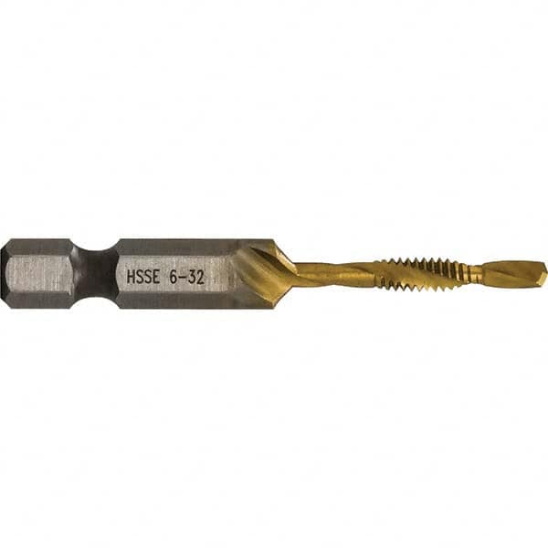 Greenlee - Combination Drill & Tap Sets Minimum Thread Size (Inch): #6-32 Maximum Thread Size (mm): M3.5x0.60 - Apex Tool & Supply