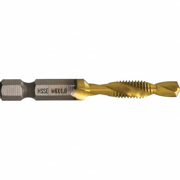 Greenlee - Combination Drill & Tap Sets Minimum Thread Size (mm): M6x1.00 Maximum Thread Size (mm): M6x1.00 - Apex Tool & Supply