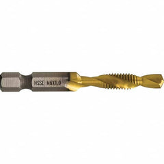 Greenlee - Combination Drill & Tap Sets Minimum Thread Size (mm): M6x1.00 Maximum Thread Size (mm): M6x1.00 - Apex Tool & Supply