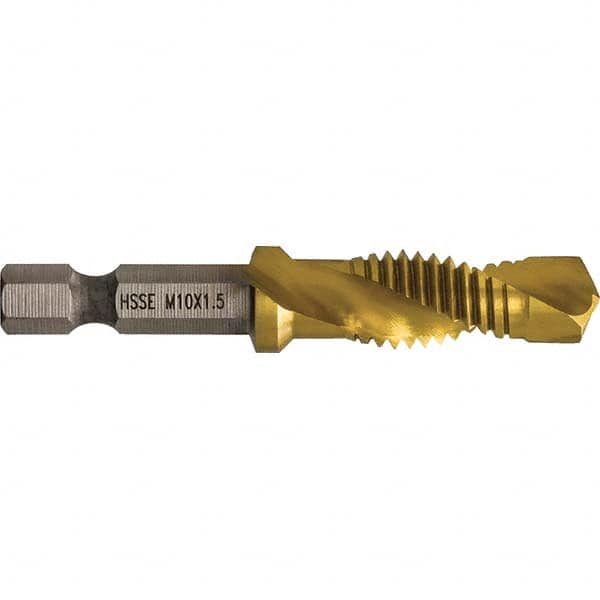 Greenlee - Combination Drill & Tap Sets Minimum Thread Size (mm): M10x1.50 Maximum Thread Size (mm): M10x1.50 - Apex Tool & Supply