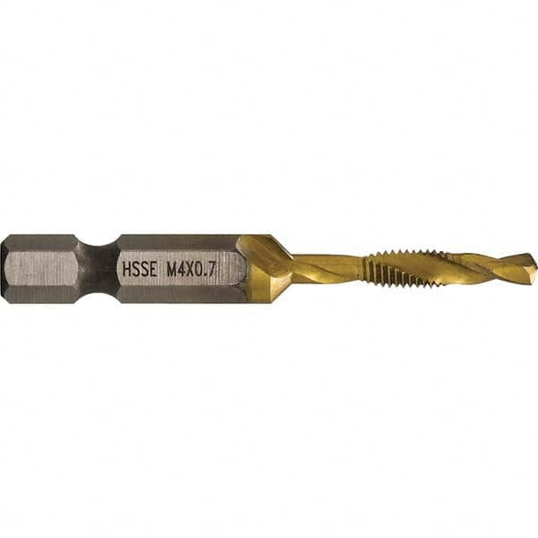 Greenlee - Combination Drill & Tap Sets Minimum Thread Size (mm): M4x0.70 Maximum Thread Size (mm): M4x0.70 - Apex Tool & Supply