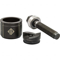 Greenlee - Complete Punch Units Punch Shape: Round Punch Type: Knockout - Apex Tool & Supply