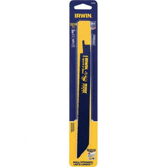 Irwin - Reciprocating Saw Blades Blade Material: Bi-Metal Blade Length (Inch): 8 - Apex Tool & Supply