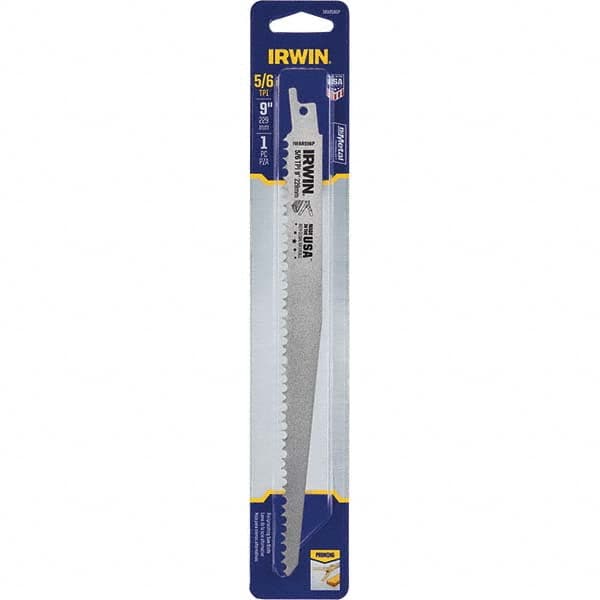 Irwin - Reciprocating Saw Blades Blade Material: Bi-Metal Blade Length (Inch): 9 - Apex Tool & Supply