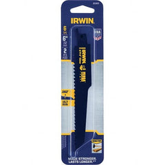 Irwin - Reciprocating Saw Blades Blade Material: Bi-Metal Blade Length (Inch): 6 - Apex Tool & Supply