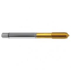 9/16 - 18 Dia. - 2BX - 5 FL - Cobalt Semi-Bott Tap-TiN FORM-C DIN 376 - Apex Tool & Supply