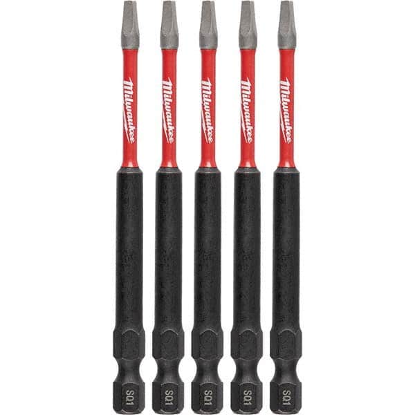 Milwaukee Tool - 1/4" Hex #1 Square Impact Ready Bit - Apex Tool & Supply