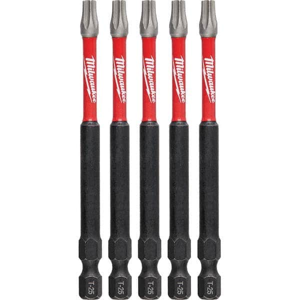 Milwaukee Tool - 1/4" Hex T25 Torx Impact Ready Bit - Apex Tool & Supply
