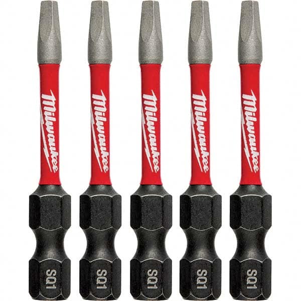 Milwaukee Tool - 1/4" Hex #1 Square Impact Ready Bit - Apex Tool & Supply