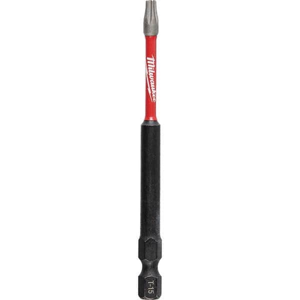 Milwaukee Tool - 1/4" Hex T15 Torx Impact Ready Bit - Apex Tool & Supply