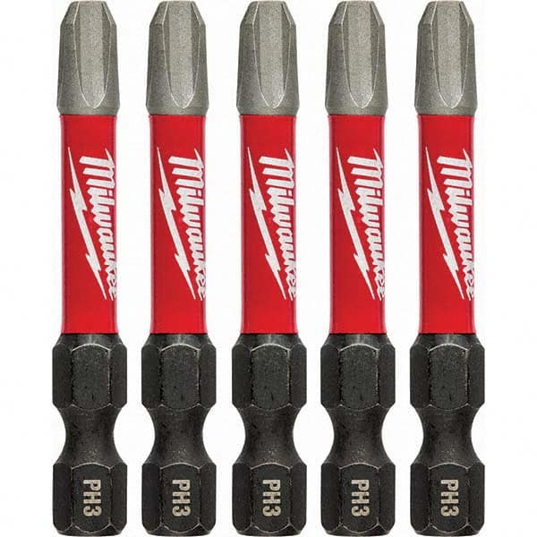 Milwaukee Tool - 1/4" Hex #3 Phillips Impact Ready Bit - Apex Tool & Supply