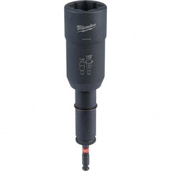Milwaukee Tool - 7/16" Hex 1/2" Lineman's Utility Socket for Standard Hex/Socket Screws - Apex Tool & Supply