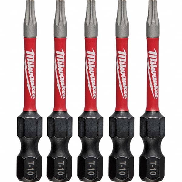Milwaukee Tool - 1/4" Hex T10 Torx Impact Ready Bit - Apex Tool & Supply