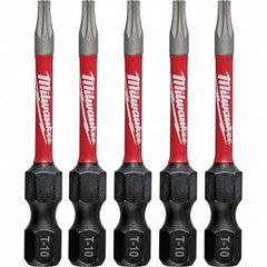Milwaukee Tool - 1/4" Hex T10 Torx Impact Ready Bit - Apex Tool & Supply