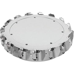 Seco - 315mm Cut Diam, 60mm Arbor Hole, 6mm Max Depth of Cut, 48° Indexable Chamfer & Angle Face Mill - 16 Inserts, SN.. Insert, Right Hand Cut, 16 Flutes, Through Coolant, Series R220.54 - Apex Tool & Supply