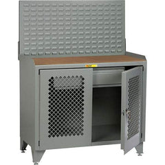 Little Giant - Stationary Workstations Type: Security Workstation Width (Inch): 48 - Apex Tool & Supply