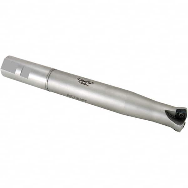 Techniks - Indexable High-Feed End Mills Cutting Diameter (Decimal Inch): 1.25 Maximum Depth of Cut (Decimal Inch): 5.0000 - Apex Tool & Supply