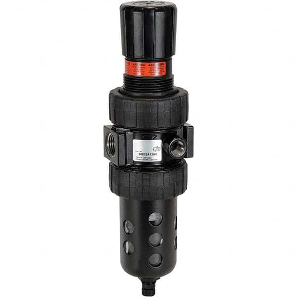 PRO-SOURCE - Filter, Regulator & Lubricator (FRL) Units Configuration: 1 Pc. Filter/Regulator Body Type: Compact - Apex Tool & Supply