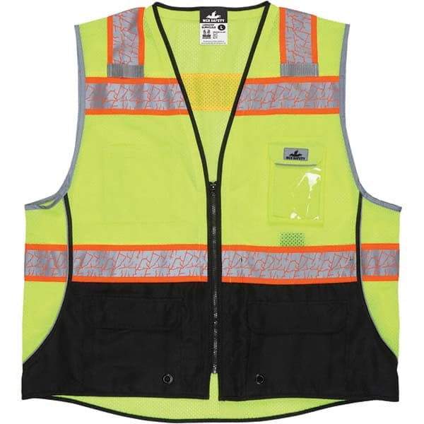 MCR Safety - High Visibility Vests Vest Style: Surveyor's Vest Type: Hi Visibility - Apex Tool & Supply