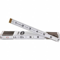 Keson - Folding Rules Overall Length (Feet): 6.00 Graduation (Inch): 1/16 - Apex Tool & Supply