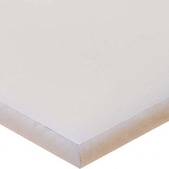USA Sealing - 1' x 8" x 1/4" Semi-Clear White Polypropylene Sheet - Apex Tool & Supply
